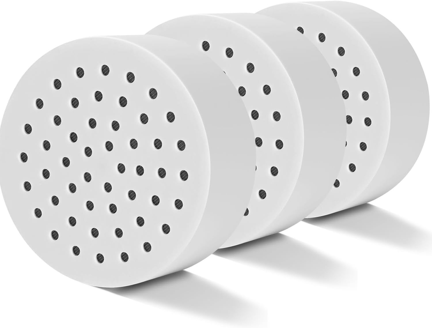 AWO 4 PACK Replacement Shower Filter Cartridge Compatible for Brondell FF-30 VivaSpring Showerhead,Multi Stage Shower Filtration Systems for Hard Water Reduces Chlorine and Harmful Substance
