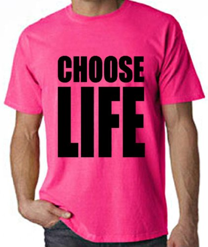T-shirt Neon Choose Life pour vos soirées de style retro annees 80
