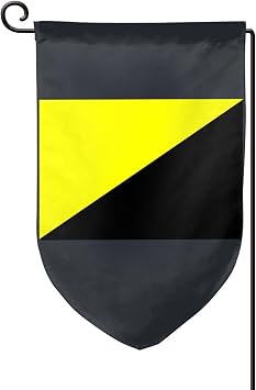 Ancap Flag Garden Flag Double Sided Vertical Yard Flag 12.5"x18" 12.5"x18"