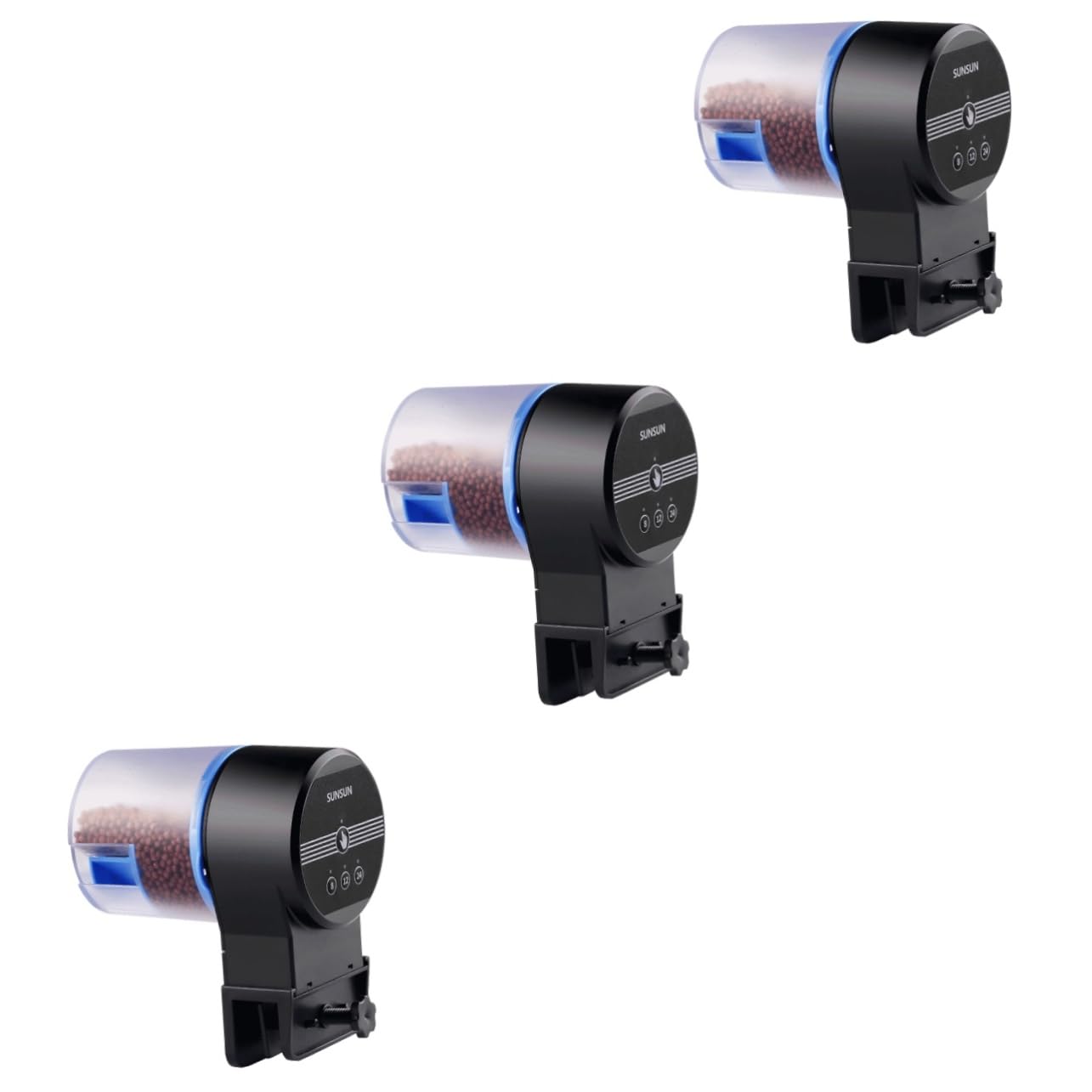 Didiseaon 3 Piezas alimentador de Vacaciones de Comida de Peces Betta alimentador automático de Peces para Acuario Pet fooder comedero automatico alimentador automático de Acuario pecera