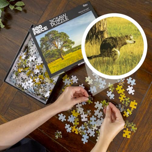 Prank-O Puzzle de 500 Piezas, Imagen Oculta (Alone at Last) | Puzzle engañoso con imagen oculta, Rompecabezas Prank-O miniatura 2