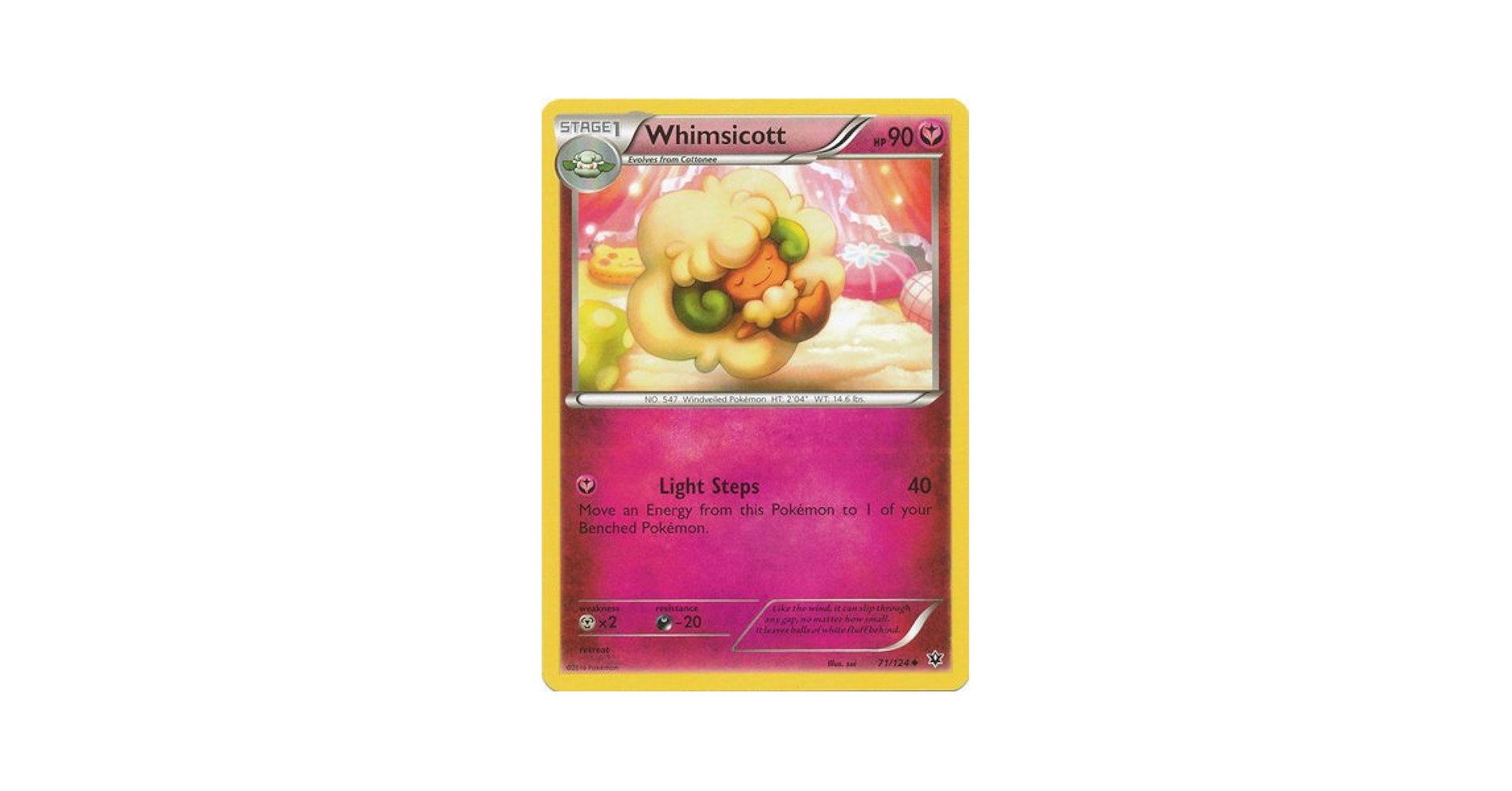 Amazon.com: Pokemon - Whimsicott (71/124) - XY Fates Collide