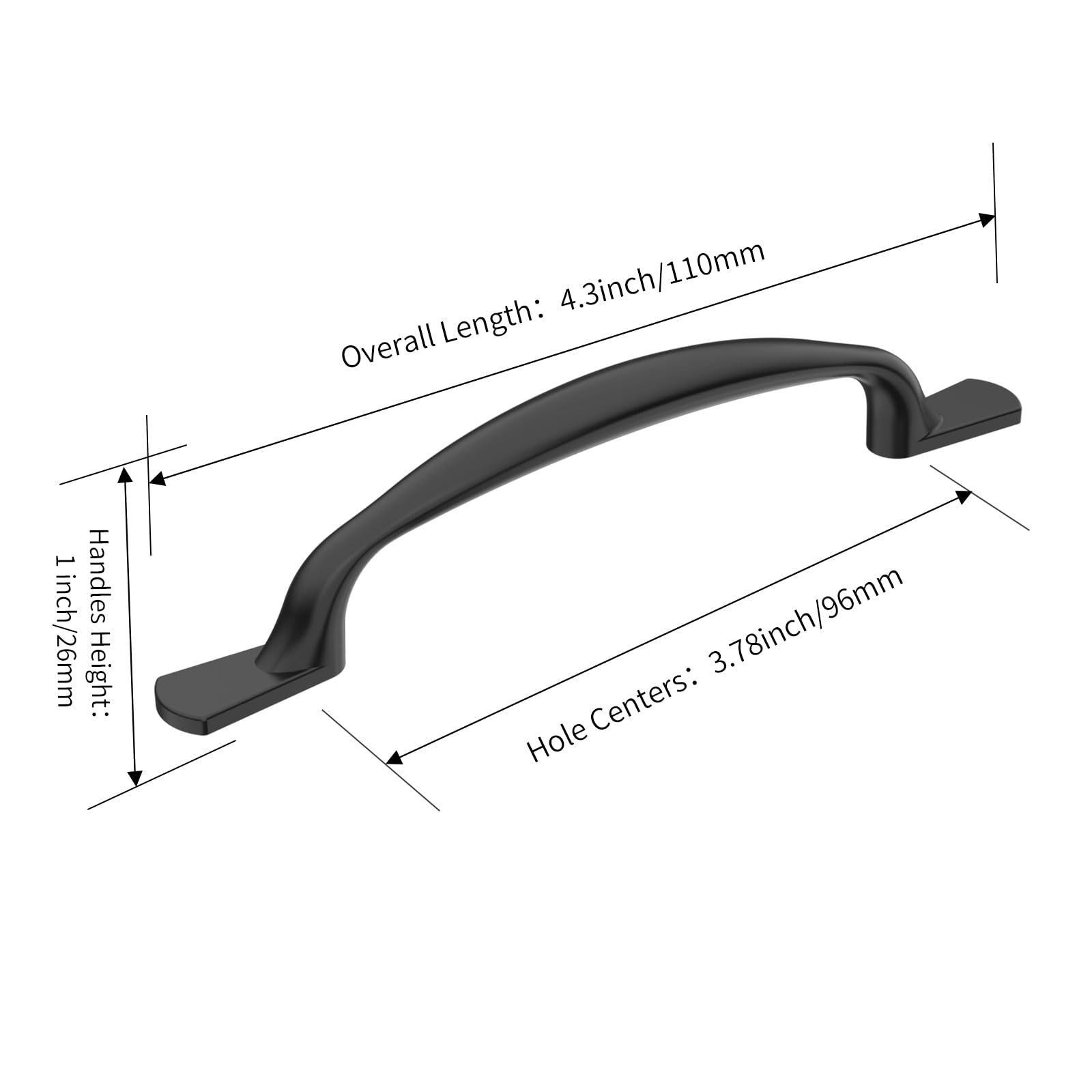 FURNIWARE Pack of 10 Cabinet Handles - Image 4