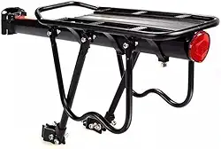 Bagageiro Para Bike Alumínio P/Alforje 26-29 F. Disco 50kg