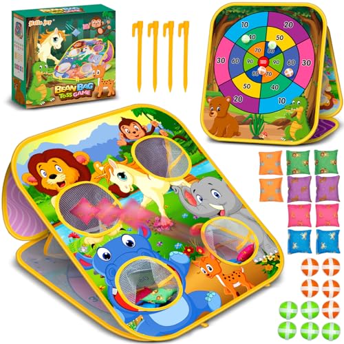 Bean Bag Toss Game for Kids - Cornhole Board Outdoor Toys for Toddlers -Party Activities...