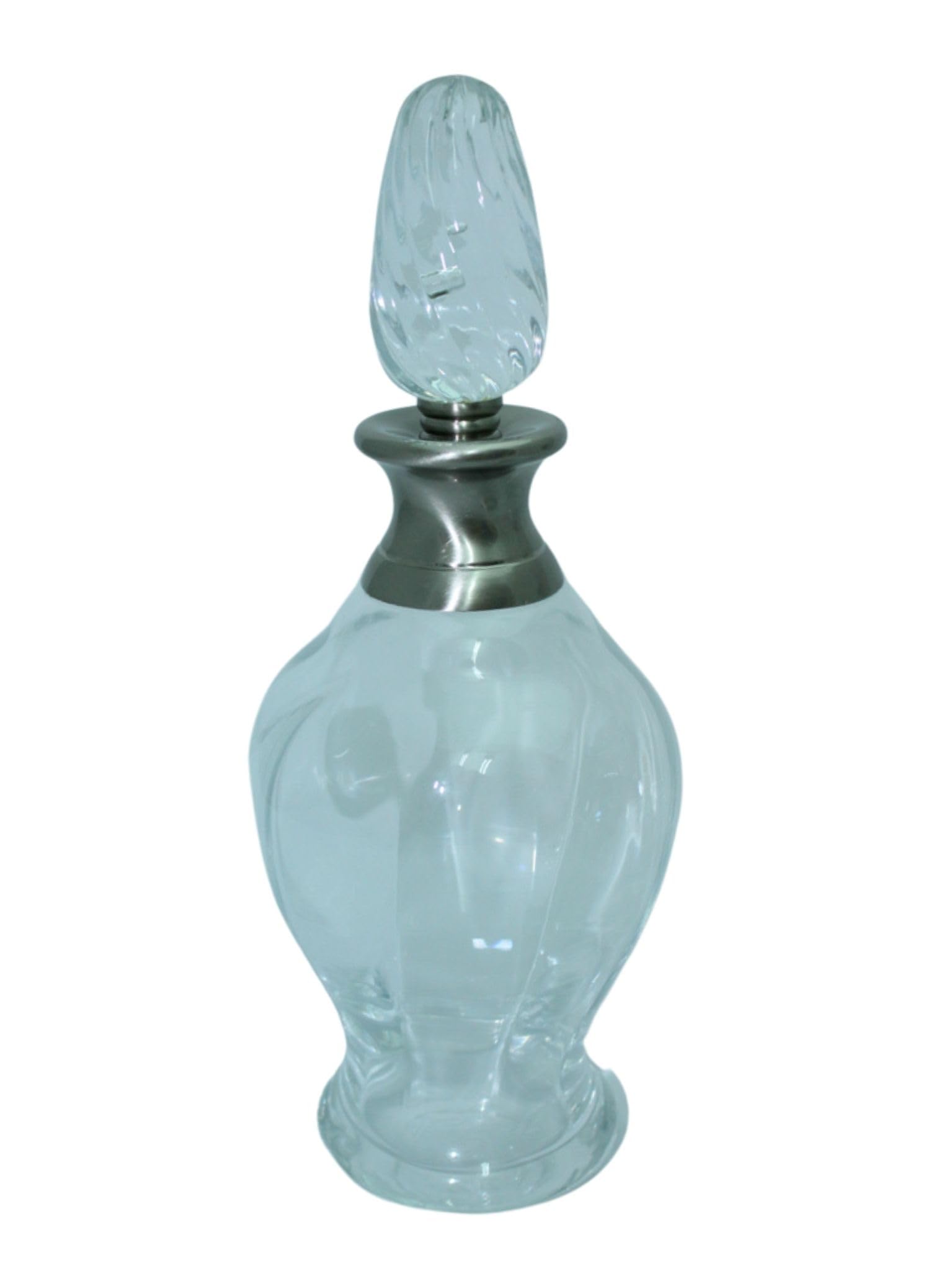 DONREGALOWEB DRW - Juego de tocador de Cristal y Metal en Color Plateado