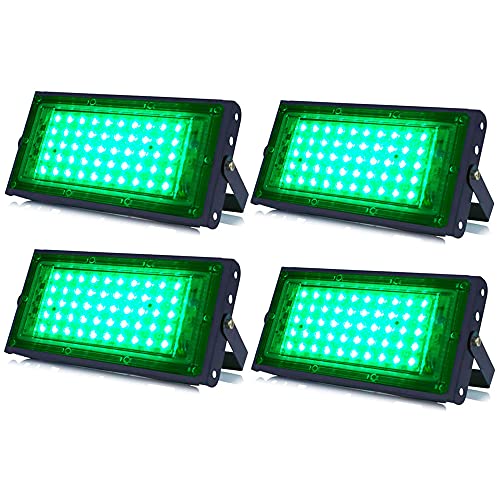 Image of MLD 10W Led Flood Light AC 220V Waterproof Brick focus Floodlights for indoor outdoor Lights | Green | 10 Watt | Pack Of 4
