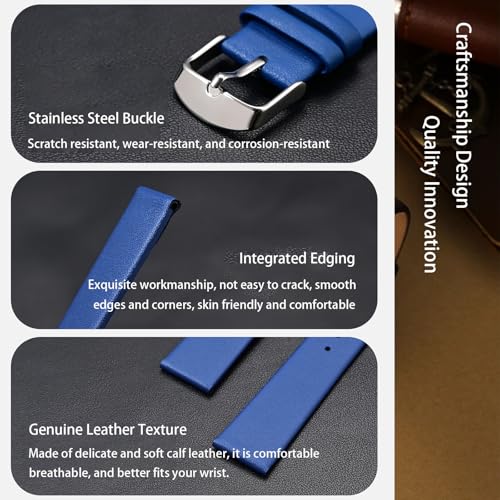 Bracelet de montre à libération rapide 20mm interchangeable sans outil - 3