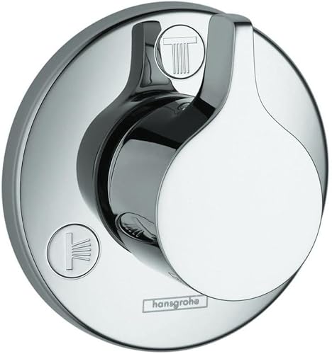 hansgrohe Ecostat 04354000 - Moderna válvula desviadora de 1 mango y 4 pulgadas de ancho, solo en cromo, 04354000