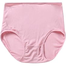 XWSM 100% Mulberry Silk Women's Briefs High Waist Stretch Underwear Thin Soft Panties Shorts Women Girls Everyday Pants, Rose