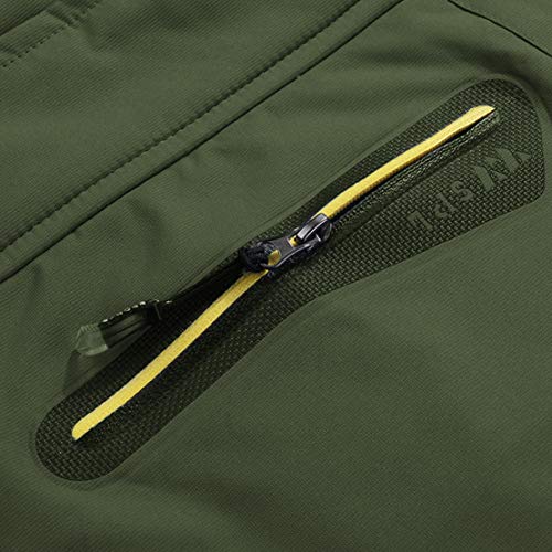 Image of Men's Rain Jacket Waterproof with Hooded Hiking Outdoor Coat Lightweight Windbreaker