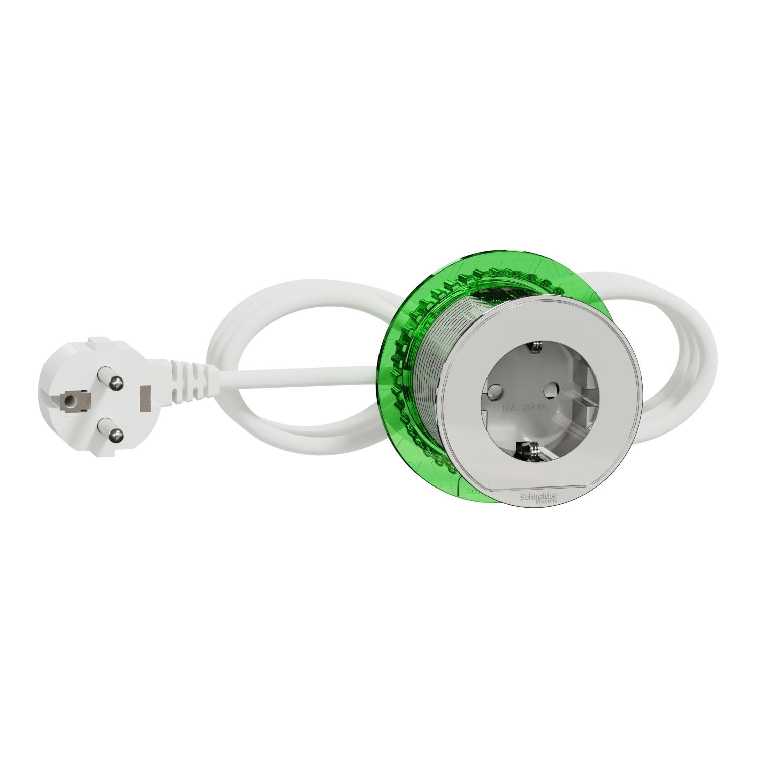 Module bureau schuko blanc au design épuré et finitions haut de gamme