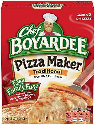 Chef Boyardee Pizza Maker, Cheese, 31.85 Ounce (Pack of 6)