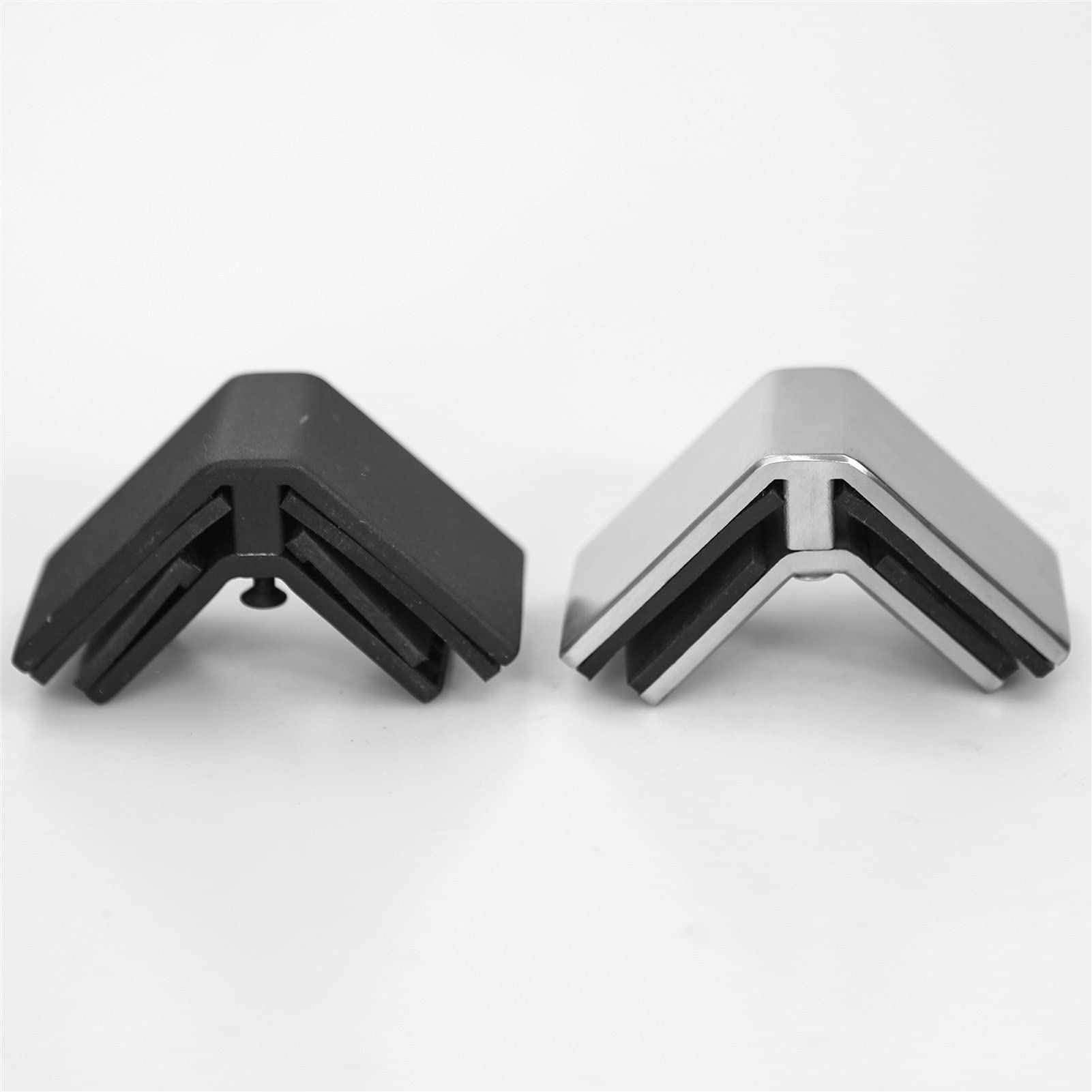 Pinzas para Cristal,Vidrio Soporte Cristal de 90 Grados al Soporte de Esquina de Vidrio