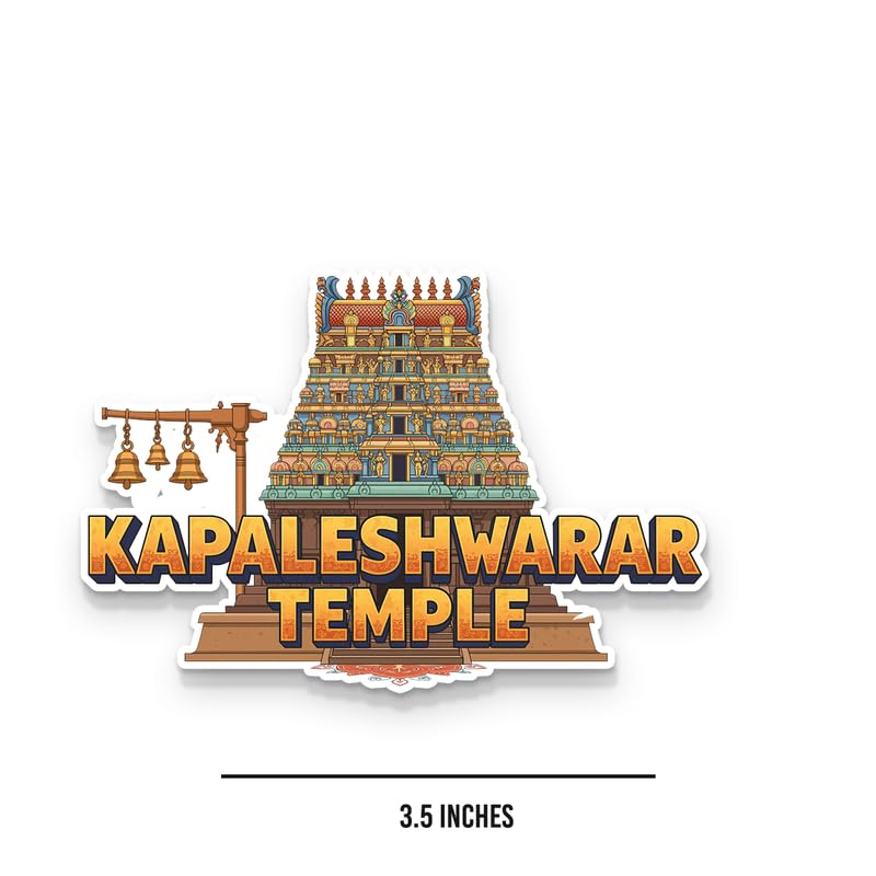 Image of Kapaleshwar Fridge Magnets, Glossy Finish, Stylish Magnet for Fridge, Wardrobe & Metal Surfaces