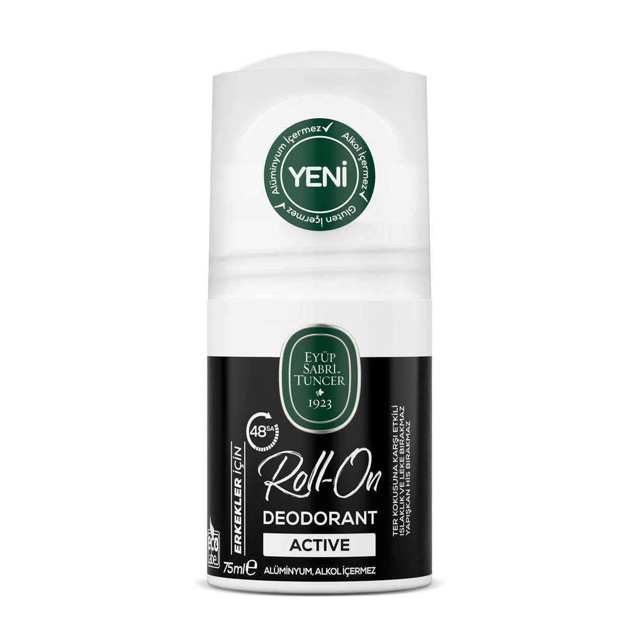 Eyüp Sabri Tuncer Roll On Deodorant-Aktif (Erkek) 75 ml