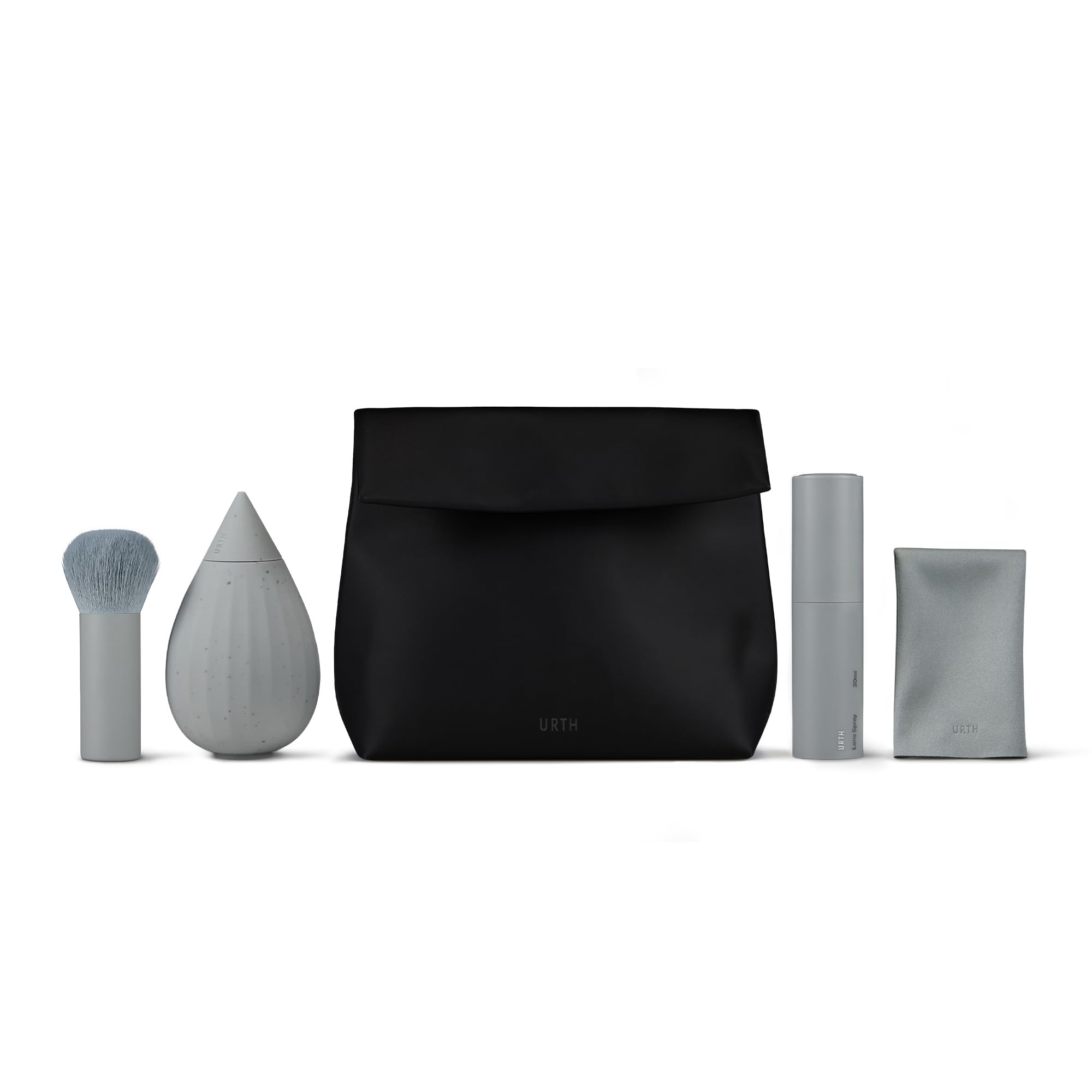 Urth 4-in-1 Glass Cleaning Kit — with Optical Coated Lens Spray, Camera Air Blower, Dust Brush, Microfiber Cloth for DSLRs, Lenses, Laptops, Glasses