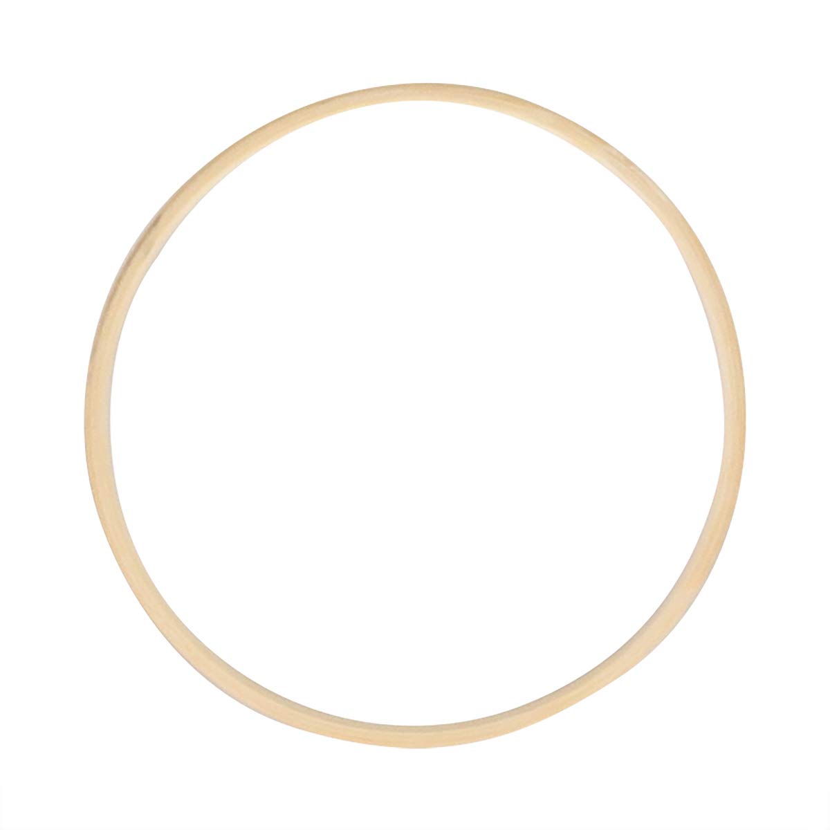 homeemoh 5 Pcs Wooden Bamboo Floral Hoop Wreath Rings for Dream Catcher DIY Wedding Wreath Decor Home Garden Plant Decor Wall Hanging Crafts,23cm/9.06inch