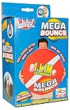 Wicked Mega Bounce Junior - The World's Bounciest Inflatable Ball! Large Bounce Ball for Almost All Terrain Bounceability! Super Grip Graphics Outdoor Exercise Ball. Blue or Red