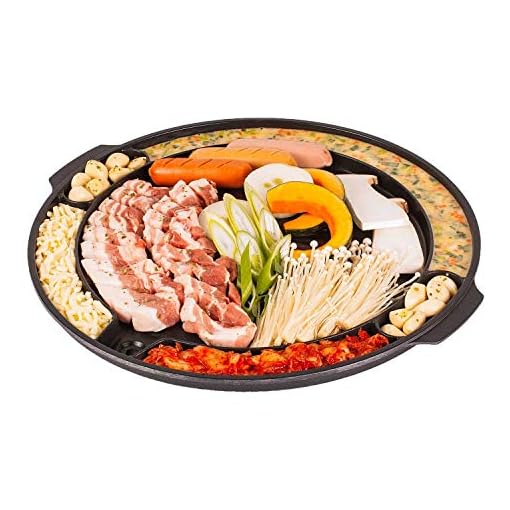 CookKing - Master Grill Pan, Korean Traditional BBQ Grill Pan