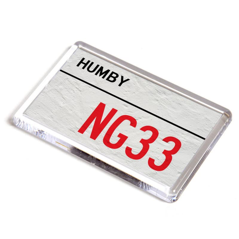 FRIDGE MAGNET - Humby NG33 - UK Postcode
