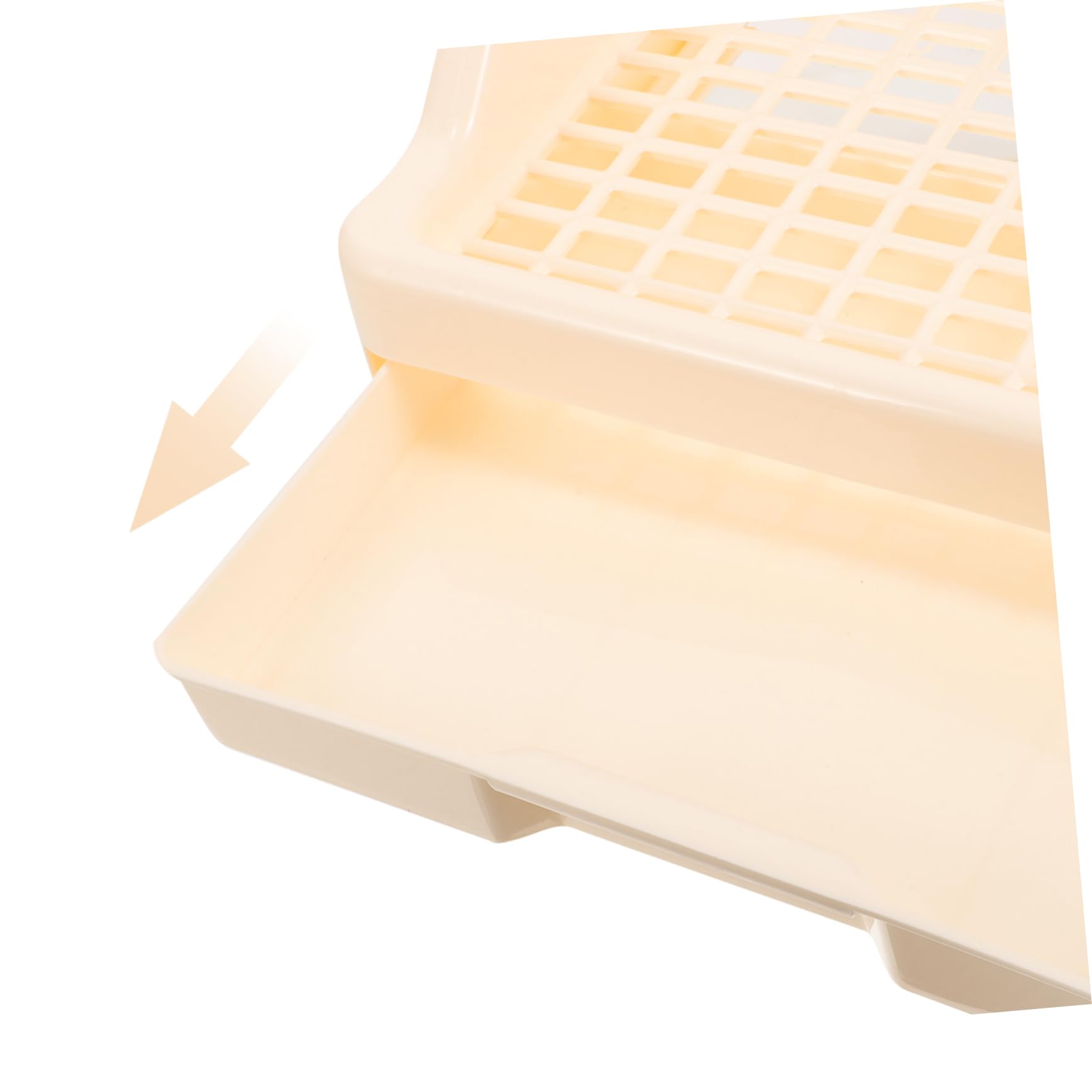 Lettiera per Conigli Vasino in Plastica per Piccoli Animali Toilette per Addestramento Conigli Lettiera Riutilizzabile per Gabbia Spazio Adeguato
