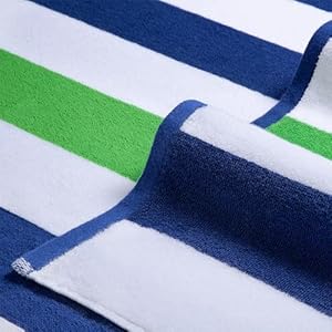 Large Beach Towel Oversized - 40"X70" Big Cute Pool Towel, Extra Large Thick Grassgreen Beach Towels, XL Wide Fluffy Beach Towel Oversize, Giant Stripe Cotton Pool Towel for Adults Large Beach Towel Oversized 40X70 Big Cute Pool Towel Extra Large Thick Grassgreen Beach Towels XL Wide Fluffy Beach Towel Oversize Giant Stripe Cotton Pool Towel for Adults