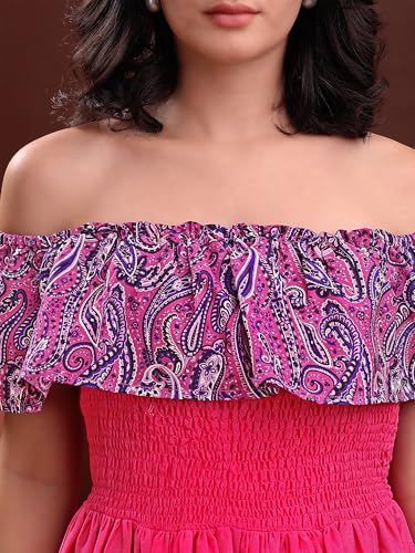 Image of PURVAJA Women's Cotton Dress(Floe-231-235)