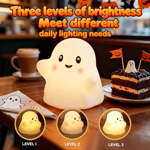 Lámpara de mesa de noche fantasma para niños miniatura 3