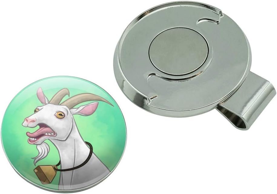 review GRAPHICS & MORE Screaming Goat Golf Hat Clip with Magnetic Ball Marker