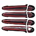 NewYall Front Rear Left and Right Carbon Fiber Exterior Door Handle Cover Trim for BMW E87 E90 E91 E92 E93 F30 X1 X2 X3 X4 X5 X6