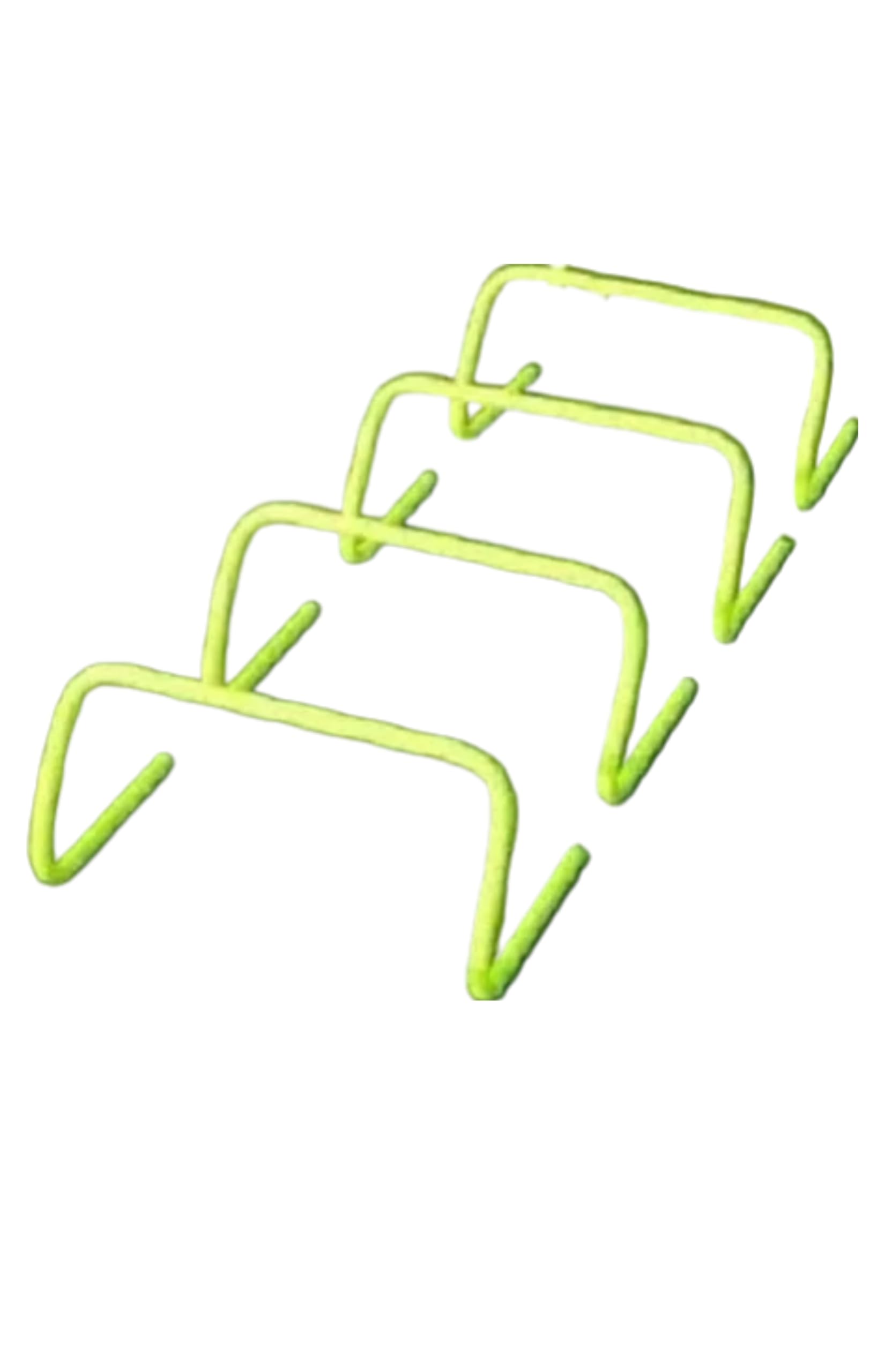 Training Hurdles, Set of 4, Neon Green, Speed and Agility Sports Equipment-image-8