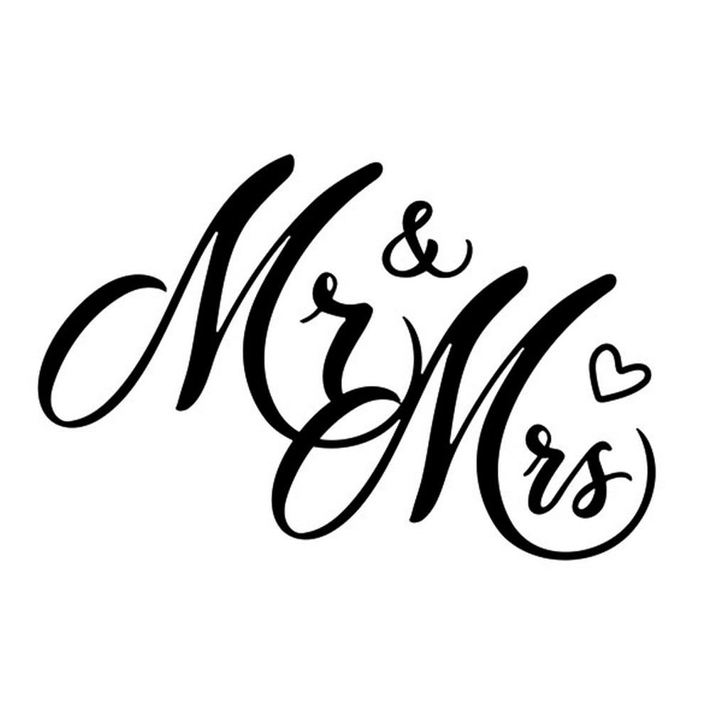 INNORU Mr & Mrs Konfetti – 120 Stück, Schwarz-glitzernd, Aus Papier, Für Hochzeitstisch, Verlobung, Brautparty & Fotodeko