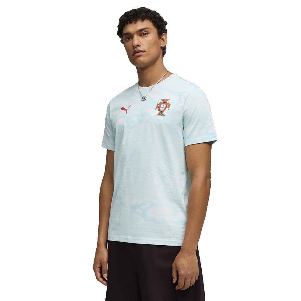 PUMA Portugal FtblCulture AOP Short Sleeve T-Shirt L