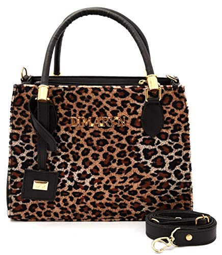 Kit Bolsa Feminina Transversal Onça Lorena + Carteira