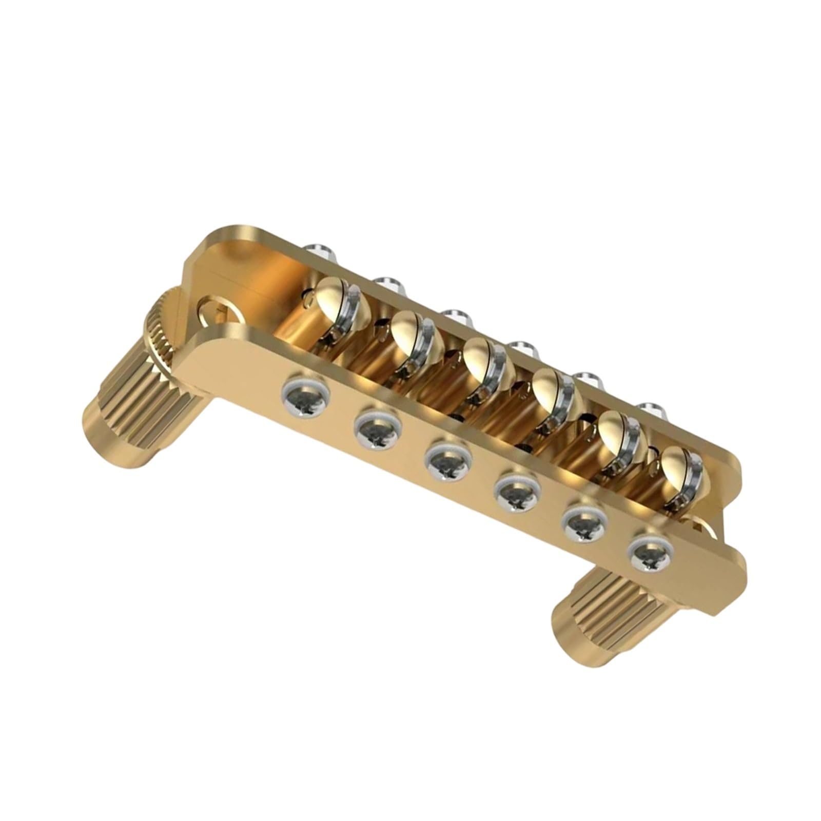 Guitarra Cromada De 6 Cuerdas Con Puente Rodante Adecuada Para Principiantes | Puente de guitarra(GM018A GD)