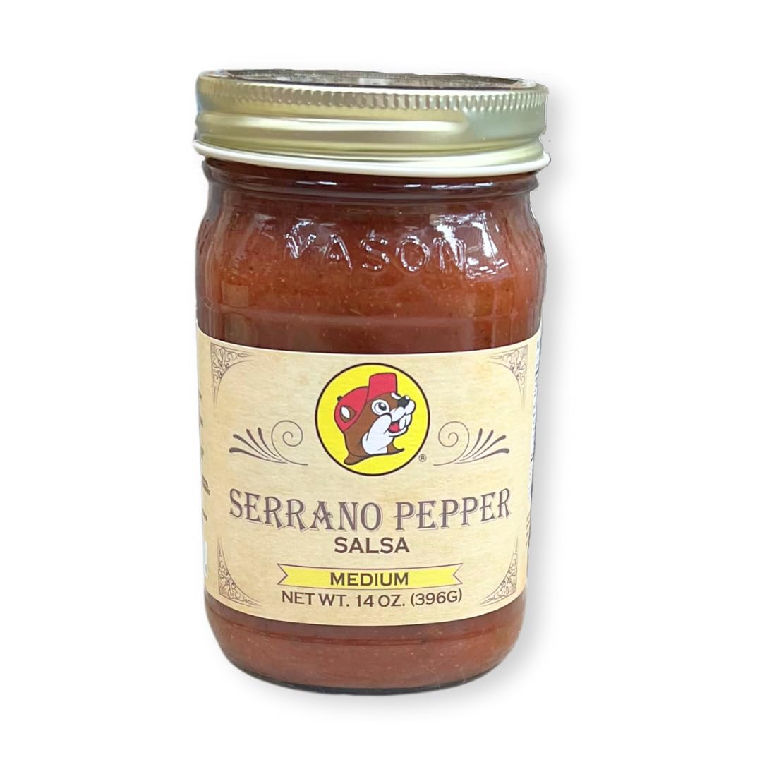 Buc-ee's Signature Texas Salsa - Spicy Southwestern Flavor Delight (Serrano Pepper)