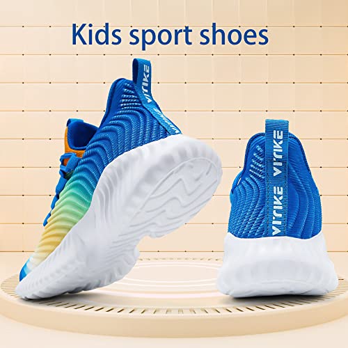 Image of VITUOFLY Boys Girls Sneakers Kids Mesh Lightweight Running Tennis Shoes