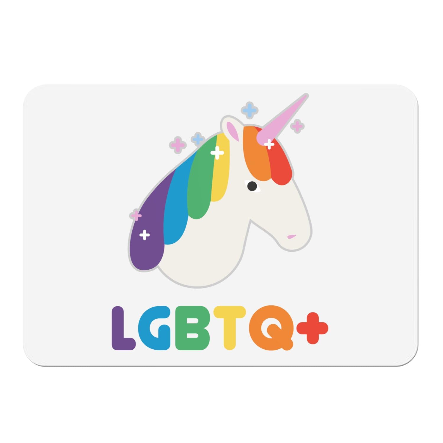Napperons blanc LGBTQ+ en liège pour égayer vos repas de fête en famille