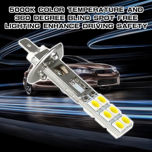 Hirificing HIRIFICING-WDH01 4Pcs H1 Car Led Fog Light Headlight Bulbs thumb #2