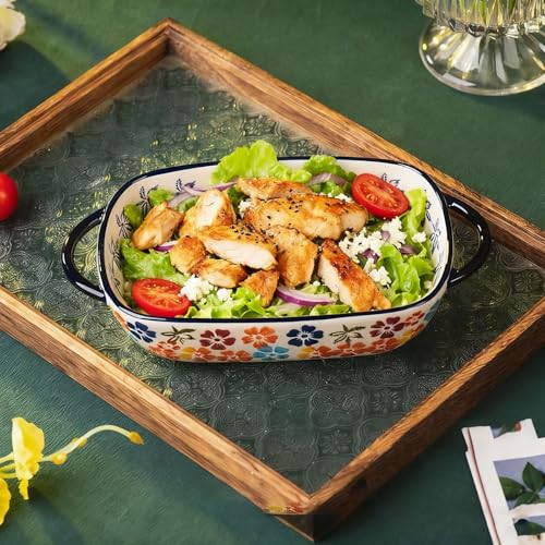 Cadeau de mariage : plat de cuisson rectangulaire en céramique coloré