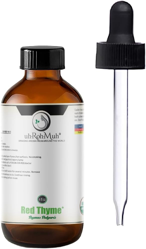 Organic Thyme Essential Oil || Thyme ct || Certified USDA Organic Oil || Spain - 4oz