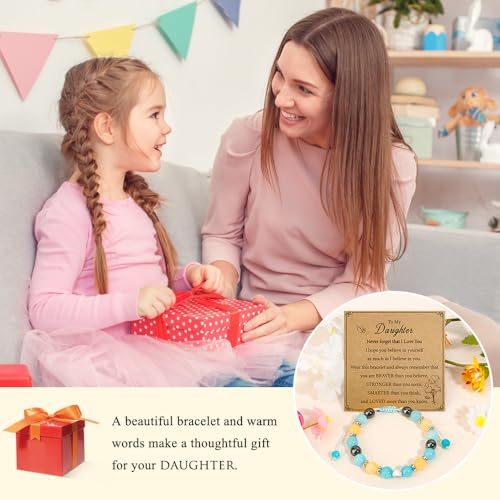 Image of Valentines Day Gifts For Kids Back To School Gifts For Daughter Granddaughter Bracelet For Daughter Granddaughter Birthday Graduation Christmas Gifts Gifts For Teen Gifts Daughter Gifts Gifts From Dad Mom