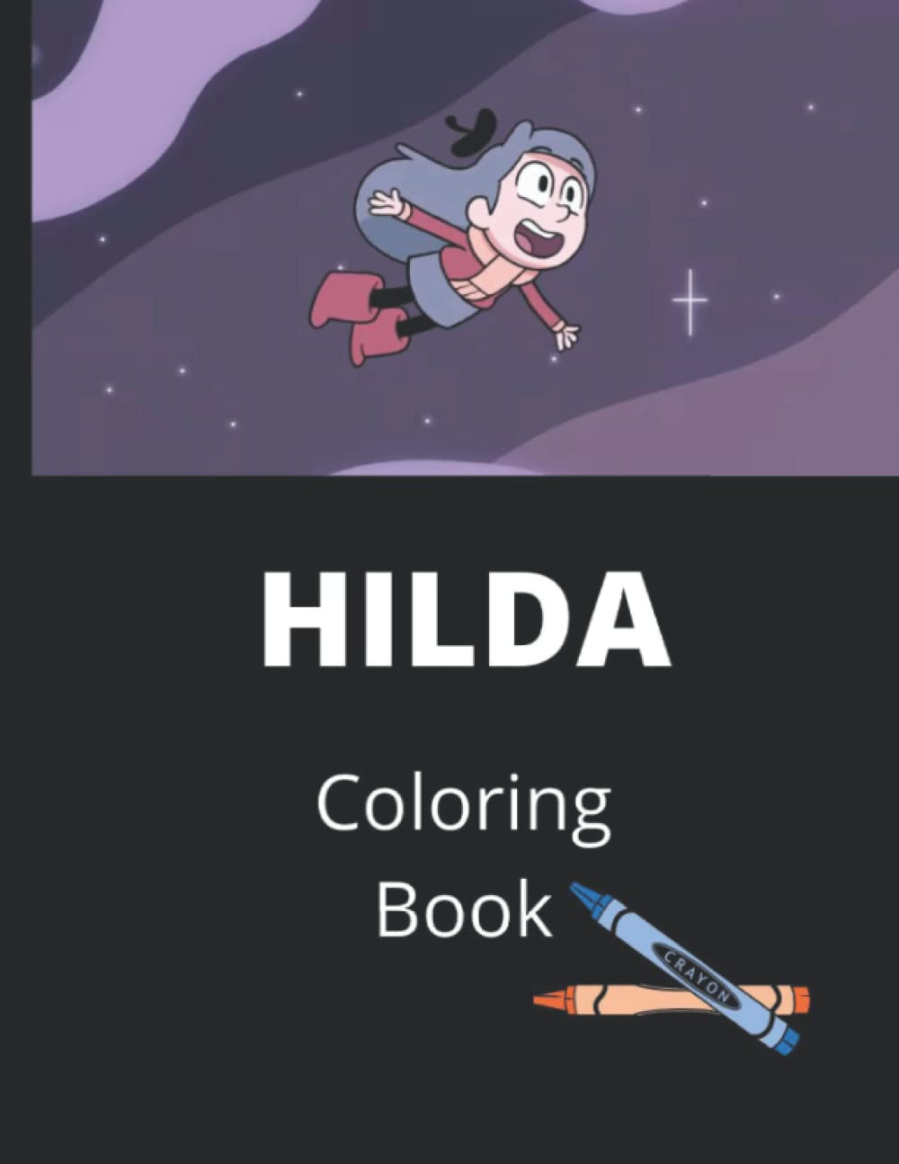HILDA: Coloring Book for Kids 8.5x11 in 27 pages