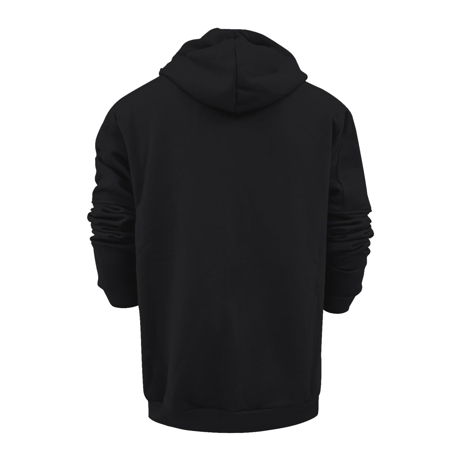 Sweats À Capuche Hommes Hiver - 2026 Chaud Veste Zippé Sport Décontracté Léger Respirant Hoodie Pull Manches Longues Couleur Unie Sportswear Avec Poche Veste En Sweat Grande Taille Vêtements,s - 3xl