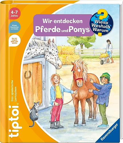tiptoi® Wieso? Weshalb? Warum? Wir entdecken Pferde und Ponys, Pferde-Buch ab 4 Jahre