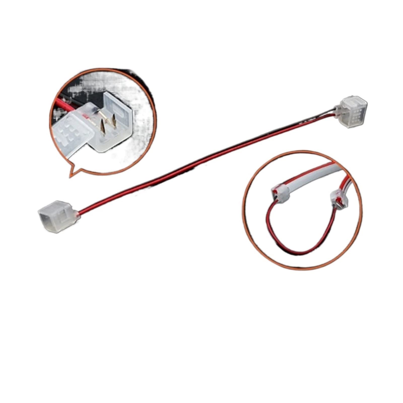 Lámpara LED de neón serie 2835 de 150 mm conector sin soldadura dorado