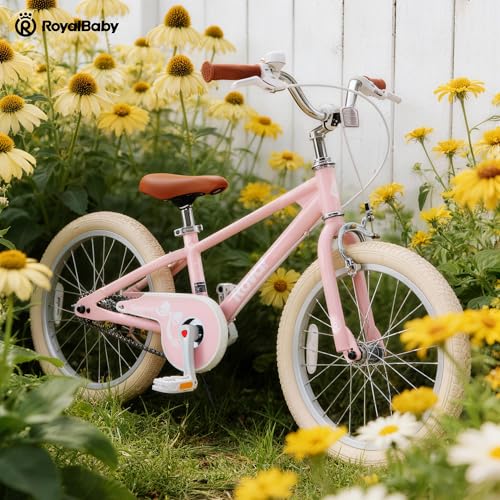 Image of RoyalBaby EZ Kids Bike,12 14 16 18 Inch Convertible Balance to Pedal Bike for Boys & Girls,Beginner Bicycle for Ages 2-9 Years