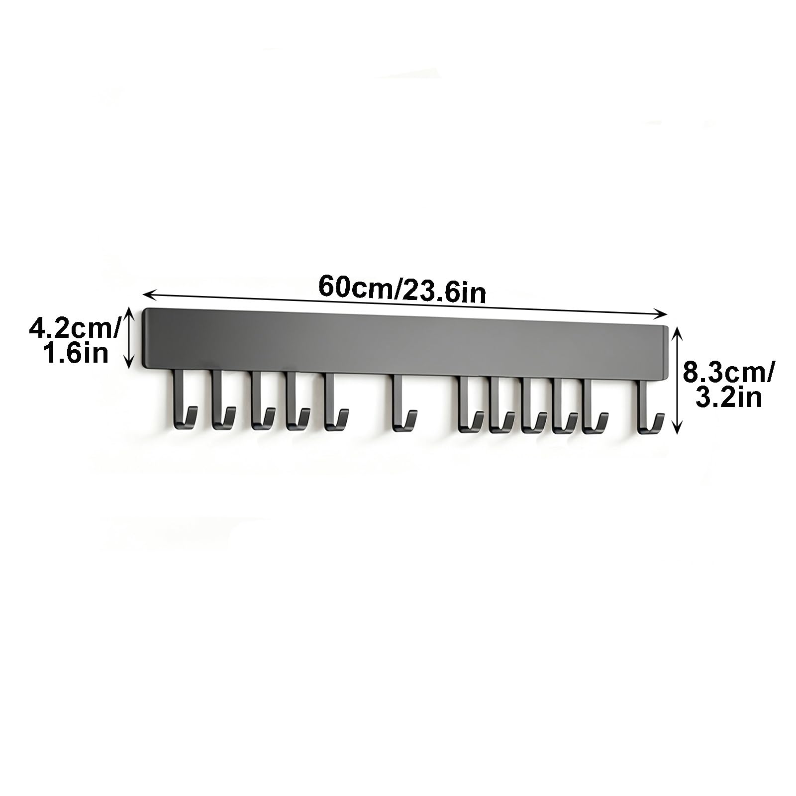 Gancho Utensilios Cocina, Ganchos Cocina, Alta Resistencia 30 kg
