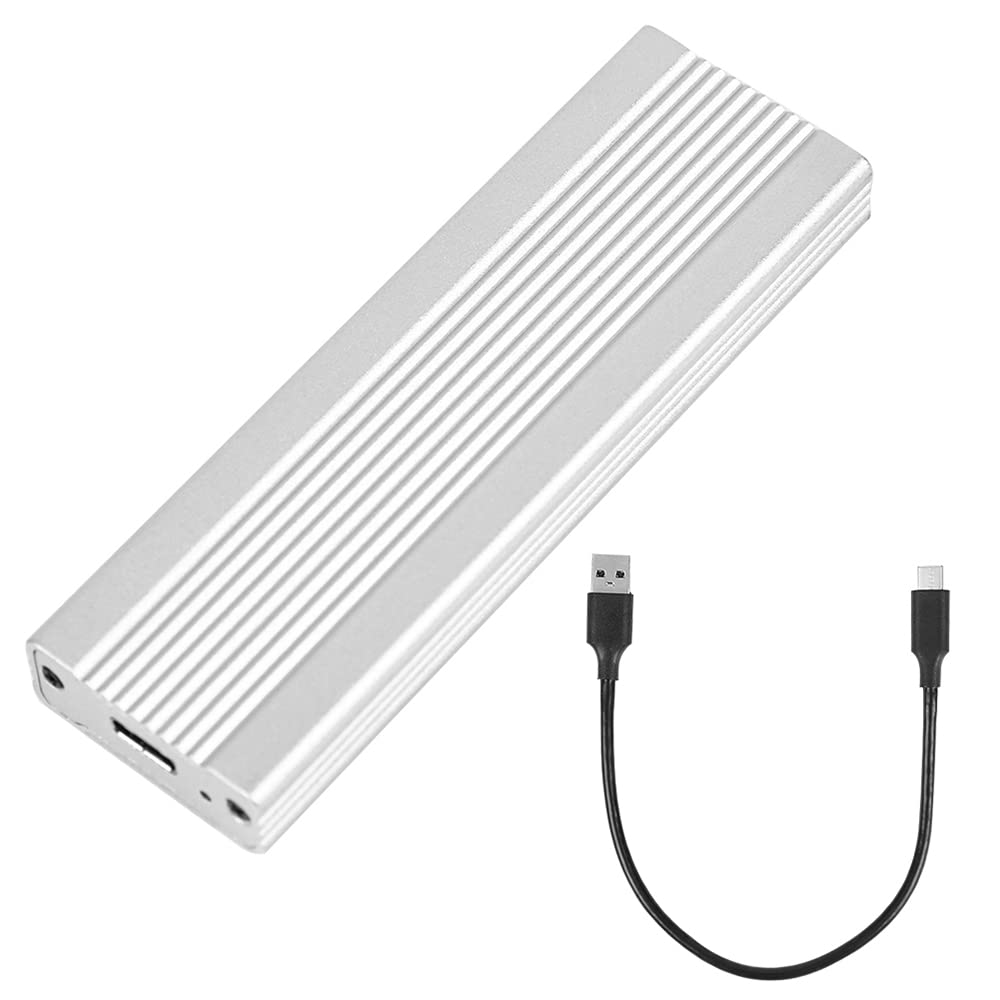 Gabinete para disco rígido móvel M.2 NVMe/SATA Dual Protocol USB3.1 Tipo-C Gabinete SSD